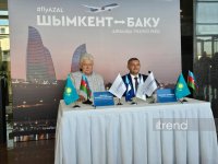 AZAL открыла новое направление: состоялся первый рейс Баку-Шымкент (ФОТО)