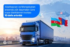 Квота разрешений на грузоперевозки между Азербайджаном и Монголией увеличена в 10 раз (ФОТО)