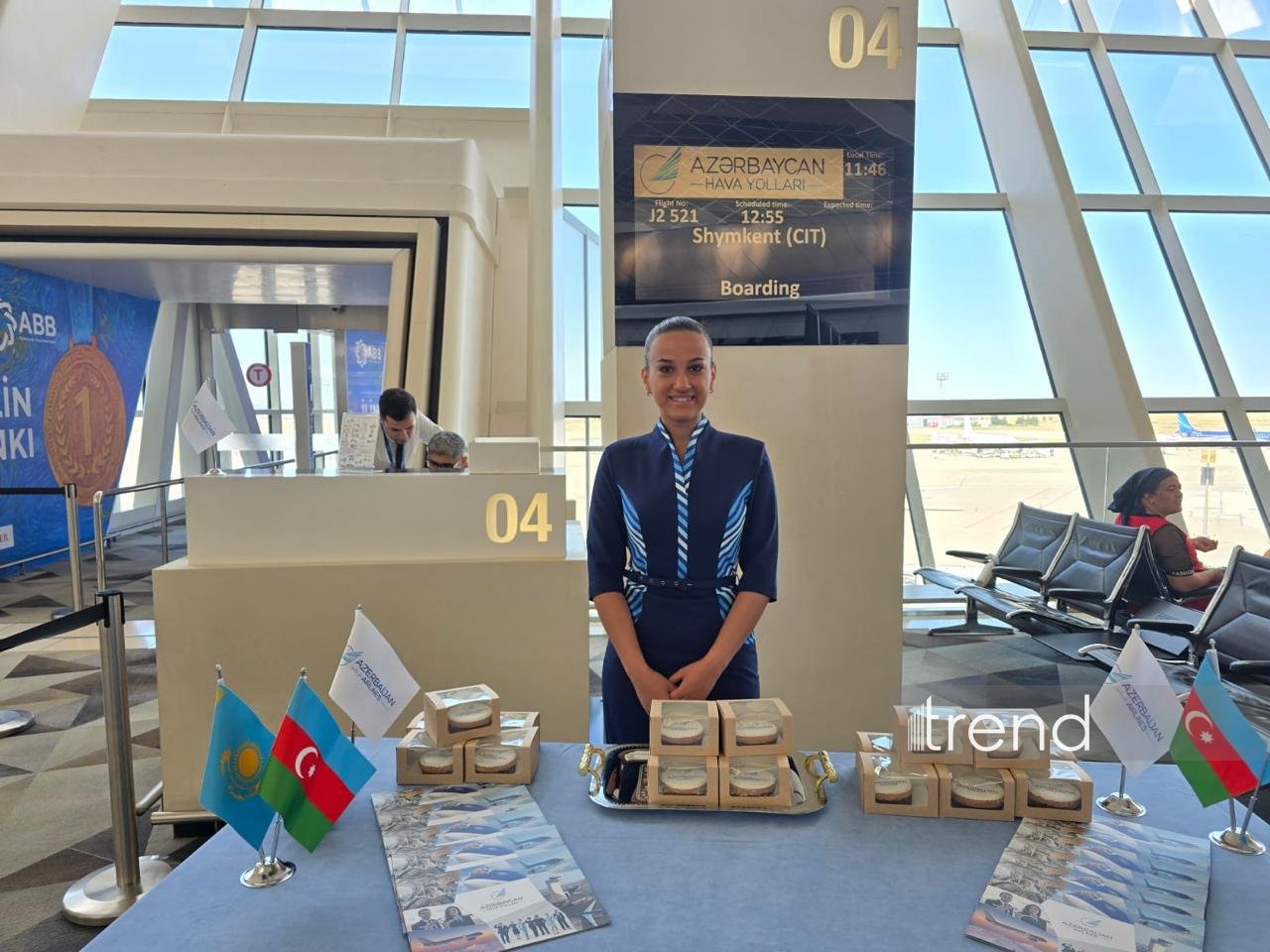 AZAL открыла новое направление: состоялся первый рейс Баку-Шымкент (ФОТО)