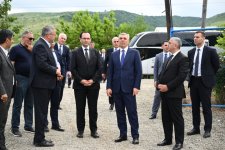 Участники заседания Координационного штаба ознакомились с интенсивными фруктовыми садами, заложенными в Ходжалы (ФОТО)