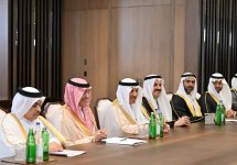 Президент Ильхам Алиев принял делегацию в составе руководителей структур-членов Арабской координационной группы (ФОТО)
