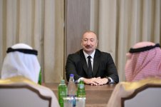 Президент Ильхам Алиев принял делегацию в составе руководителей структур-членов Арабской координационной группы (ФОТО)