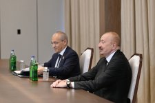 Президент Ильхам Алиев принял делегацию в составе руководителей структур-членов Арабской координационной группы (ФОТО)