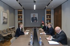 Джейхун Байрамов провел обсуждения с послом Швеции (ФОТО)