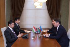 Обсуждены возможности расширения торгово-экономических связей между Азербайджаном и Таджикистаном (ФОТО)