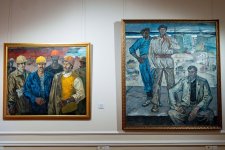 Состоялось открытие выставки, посвящённой 100-летию народного художника Эльбея Рзагулиева (ФОТО)