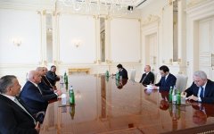 Президент Ильхам Алиев принял делегацию Палаты представителей Иорданского Хашимитского Королевства (ФОТО)
