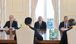 Состоялась встреча Президента Ильхама Алиева с Президентом Туркменистана в расширенном составе (ФОТО)