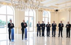 С участием Президента Ильхама Алиева и Президента Сердара Бердымухамедова в онлайн-формате состоялась церемония передачи в дар нефтяного танкера «Достлуг» (ФОТО/ВИДЕО)