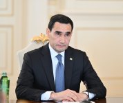 Состоялась встреча Президента Ильхама Алиева с Президентом Туркменистана в расширенном составе (ФОТО)