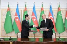 Состоялся обмен азербайджано-туркменскими документами (ФОТО)