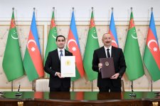 Состоялся обмен азербайджано-туркменскими документами (ФОТО)