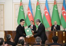 Состоялся обмен азербайджано-туркменскими документами (ФОТО)