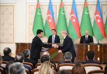 Состоялся обмен азербайджано-туркменскими документами (ФОТО)