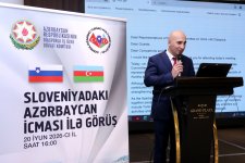 Азербайджанская диаспора в Словении обсудила новые направления сотрудничества (ФОТО)