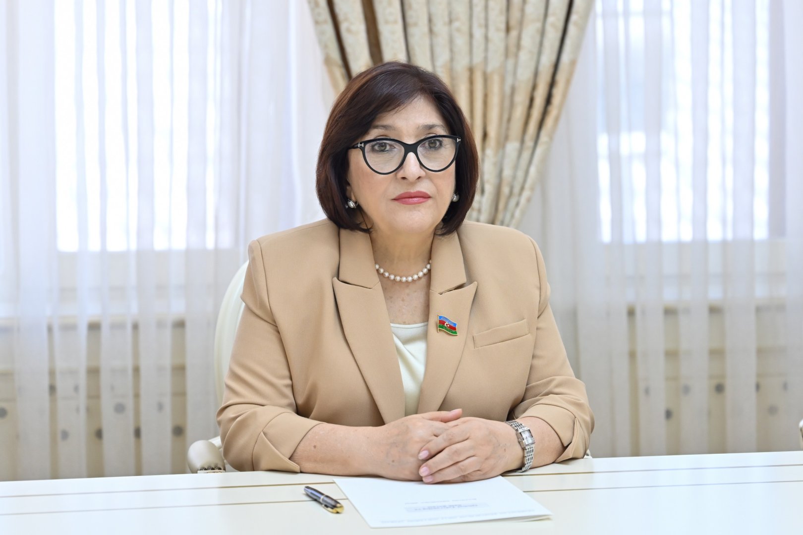 Сахиба Гафарова провела обсуждения с председателем Глобального совета толерантности и мира (ФОТО)
