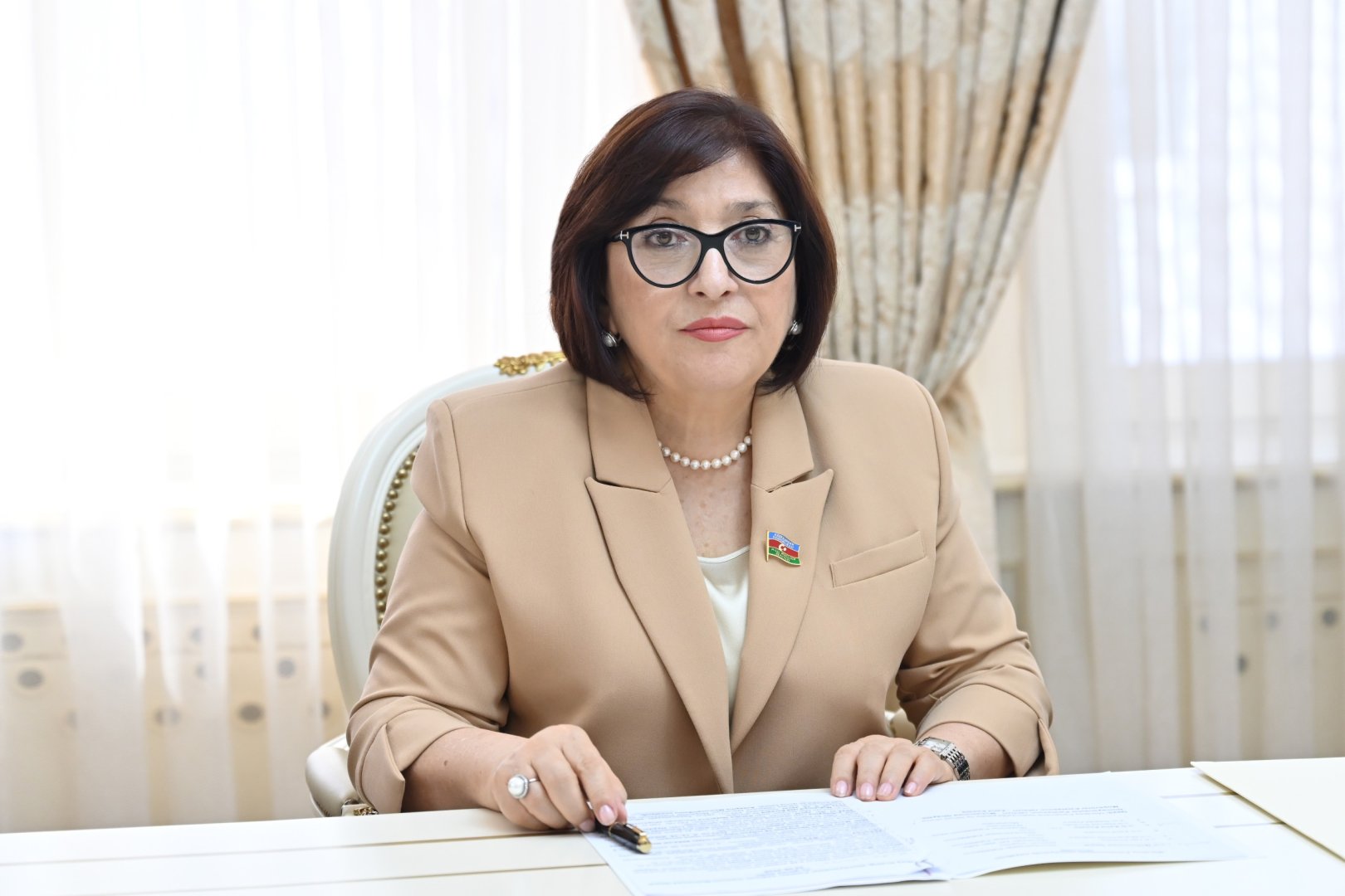 Сахиба Гафарова встретилась с заместителем спикера Палаты представителей Марокко (ФОТО)