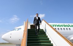 Президент Туркменистана Сердар Бердымухамедов прибыл в Физулинский район (ФОТО)