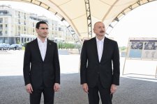 Президент Ильхам Алиев и Президент Сердар Бердымухамедов посмотрели разрушенные места города Физули (ФОТО)