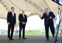 Президент Ильхам Алиев и Президент Сердар Бердымухамедов посмотрели разрушенные места города Физули (ФОТО)