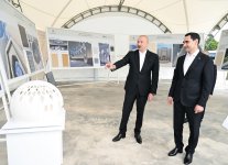 Президент Ильхам Алиев и Президент Сардар Бердымухамедов ознакомились с ходом строительства Шушинской мечети (ФОТО)