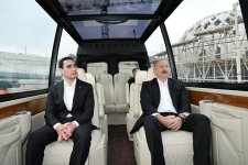 Президент Ильхам Алиев и Президент Сардар Бердымухамедов ознакомились с ходом строительства Шушинской мечети (ФОТО)