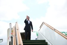 Завершился государственный визит Президента Туркменистана Сердара Бердымухамедова в Азербайджан (ФОТО)