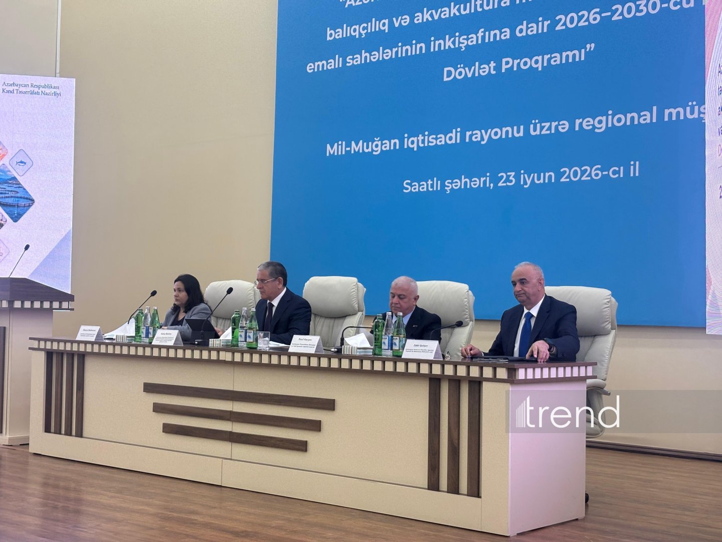 В Саатлинском районе Азербайджана проходит региональное совещание по Миль-Муганскому экономическому району (ФОТО)
