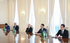 Президент Ильхам Алиев принял делегацию во главе с председателем Собрания исламского совета Ирана (ФОТО)