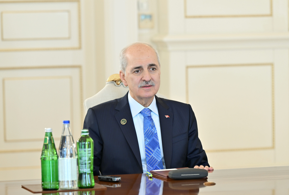 Президент Ильхам Алиев принял делегацию во главе с председателем Великого национального собрания Турции (ФОТО/ВИДЕО)