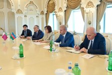Сахиба Гафарова встретилась с председателем Консультативного совета Катара (ФОТО)