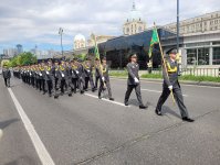 В Азербайджане в День Вооруженных сил организованы шествия военнослужащих (ФОТО)