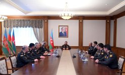 В минобороны Азербайджана состоялась церемония в связи с вручением высших воинских званий (ФОТО)