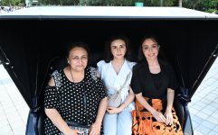 Лейла Алиева и Арзу Алиева приняли участие в церемониях открытия и презентациях в Приморском национальном парке (ФОТО)