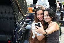 Лейла Алиева и Арзу Алиева приняли участие в церемониях открытия и презентациях в Приморском национальном парке (ФОТО)