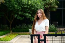 Лейла Алиева и Арзу Алиева приняли участие в церемониях открытия и презентациях в Приморском национальном парке (ФОТО)