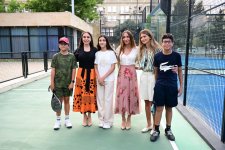 Лейла Алиева и Арзу Алиева приняли участие в церемониях открытия и презентациях в Приморском национальном парке (ФОТО)