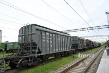 Через Азербайджан в Армению отправлена очередная партия пшеницы (ФОТО)