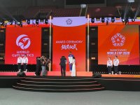 Азербайджанские гимнасты завоевали золотую медаль на Кубке мира (ФОТО)