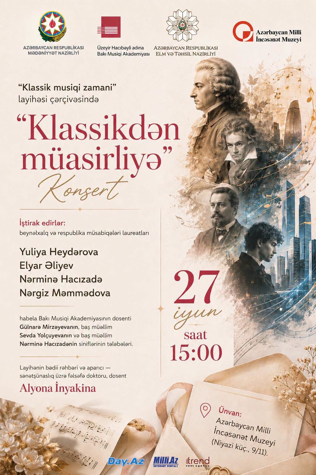 От классики к современности – летний вечер в Баку, наполненный мировыми шедеврами (ФОТО)