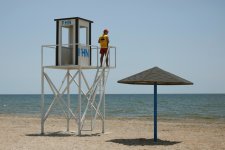 По инициативе Лейлы Алиевой в Говсане в пользование жителей передан новый общественный пляж (ФОТО)