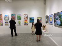 В Баку открылась красочная экспозиция Gulnar Art Studio под названием "Разные взгляды" (ФОТО)