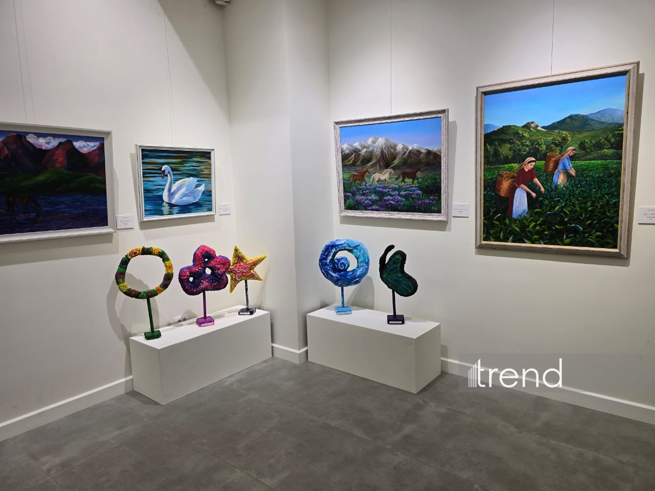 В Баку открылась красочная экспозиция Gulnar Art Studio под названием "Разные взгляды" (ФОТО)