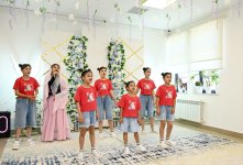 Вице-президент Фонда Гейдара Алиева Лейла Алиева встретилась в Шеки с воспитанниками учреждения социальных услуг «Детский дом» (ФОТО)