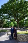 Вице-президент Фонда Гейдара Алиева Лейла Алиева ознакомилась с работами, проводимыми в парке имени Мухаммеда Физули в городе Шеки (ФОТО)