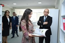 Вице-президент Фонда Гейдара Алиева Лейла Алиева приняла участие в открытии здания школы в Евлахе (ФОТО)