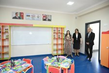 Вице-президент Фонда Гейдара Алиева Лейла Алиева приняла участие в открытии здания школы в Евлахе (ФОТО)