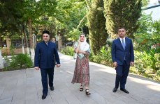 Лейла Алиева посетила Джума-мечеть в Евлахе (ФОТО)