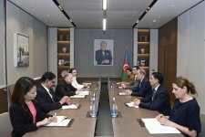 Джейхун Байрамов провел обсуждения со спецпосланником ООН (ФОТО)