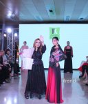 Фахрия Халафова представила коллекцию, вдохновленную азербайджанским ковровым искусством (ФОТО)